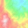 Santa Catarinaの地形図、標高、地勢