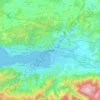 Kocaeliの地形図、標高、地勢