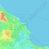 Veracruzの地形図、標高、地勢