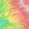 Ngadasの地形図、標高、地勢