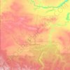 Sexsmith (town)の地形図、標高、地勢