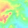 Ermita de los Correaの地形図、標高、地勢