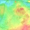 Beaulieuの地形図、標高、地勢