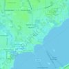 Coconut Palms MHPの地形図、標高、地勢