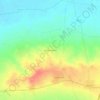 Douar Ezaharaの地形図、標高、地勢
