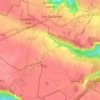 La Brosseの地形図、標高、地勢