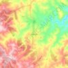 Melmothの地形図、標高、地勢