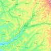庄浪県の地形図、標高、地勢