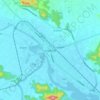 カーンチャナブリーの地形図、標高、地勢