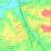 Radlettの地形図、標高、地勢