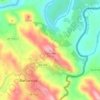 Coloradaの地形図、標高、地勢