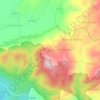 Witraの地形図、標高、地勢