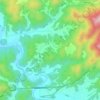 와야리の地形図、標高、地勢
