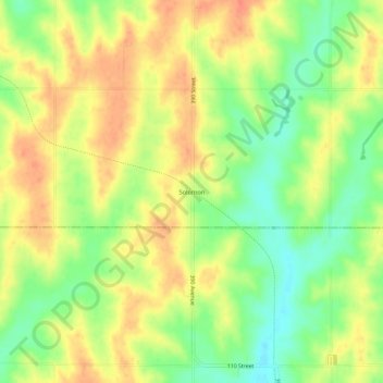 Solomonの地形図、標高、地勢