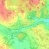 Tukumsの地形図、標高、地勢