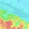Le Bourg Neufの地形図、標高、地勢