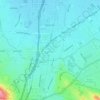 Contra Costa Centreの地形図、標高、地勢