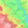 Mausheimの地形図、標高、地勢