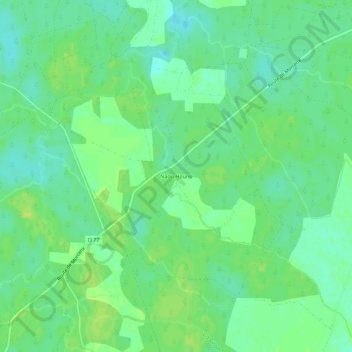 Naou Hounsの地形図、標高、地勢