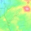 Rocky Valleyの地形図、標高、地勢