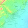 Guanareの地形図、標高、地勢