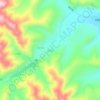 五家庄の地形図、標高、地勢