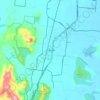 El Arishの地形図、標高、地勢