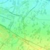 Villa Curtaの地形図、標高、地勢