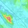 Kampung Lambakの地形図、標高、地勢