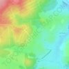 Au Chemin de Saint-Hubertの地形図、標高、地勢