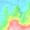Karang Sariの地形図、標高、地勢