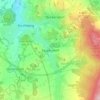 Saupersdorfの地形図、標高、地勢