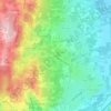 Trédoの地形図、標高、地勢