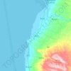 Loonの地形図、標高、地勢
