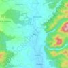 ปายの地形図、標高、地勢