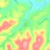 Thorpdaleの地形図、標高、地勢