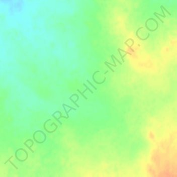 Tall Hissouの地形図、標高、地勢