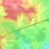 Bois d'Ardeauの地形図、標高、地勢