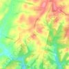 Shipleyの地形図、標高、地勢