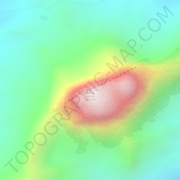 Mount Namuliの地形図、標高、地勢