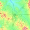 Heroica Nogalesの地形図、標高、地勢