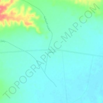 Al Bakhraの地形図、標高、地勢