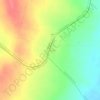 Alto Peladoの地形図、標高、地勢