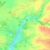 La Roche Faudouinの地形図、標高、地勢
