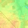 Wahleの地形図、標高、地勢