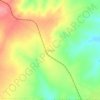 Tembeの地形図、標高、地勢