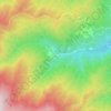 Raggioloの地形図、標高、地勢