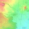 San Buenaventura Nealticanの地形図、標高、地勢