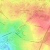 La Frenièreの地形図、標高、地勢