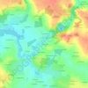 Haute Riveの地形図、標高、地勢